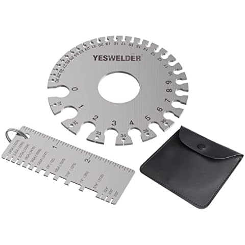 YESWELDER Metal Sheet Guage & Thickness Gauge Cover
