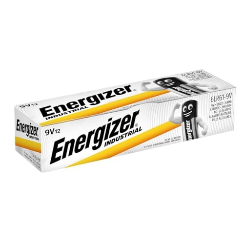 Energizer® INDUSTRIAL E-Block 6LR61 9V Battery Pack of 12