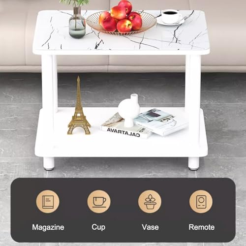 Table de chevet marron au design robuste et stable pour votre bureau