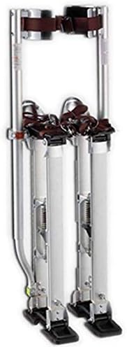 Adjustable Aluminium Work Stilts for Drywall, 15"-64" Height, Perfect for Builders & Decorators, 24"-40" Plastering Support, Heavy-Duty Construction, Enhanced Stability