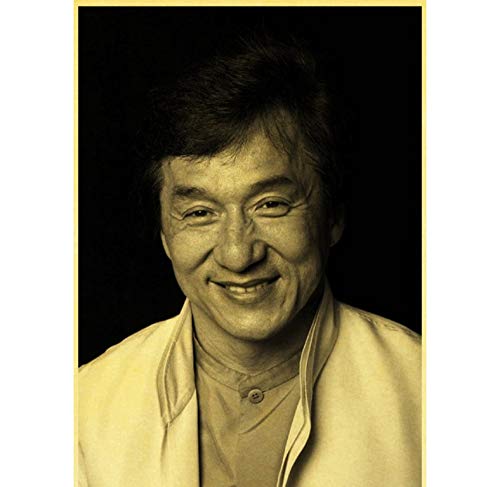 Radiancy Inc Jackie Chan China Kungfu Movie Star Posters And Prints Art Canvas Painting Wall Pictures Home Decoration 50X70Cm No Frame