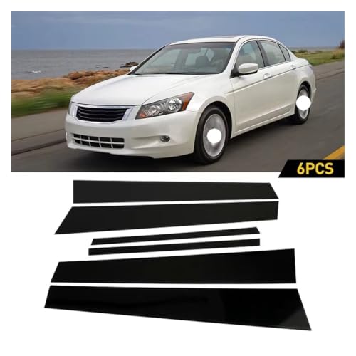Garniture pilier de porte Accord 2008-2012 style noir brillant - 3