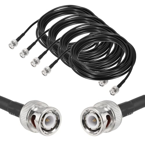 Câble coaxial RG58 BNC mâle pour éviter les pertes de signal vidéo