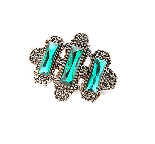 2 peças presilhas de cabelo femininas de cristal natural feitas à mão presilhas de cabelo de metal e