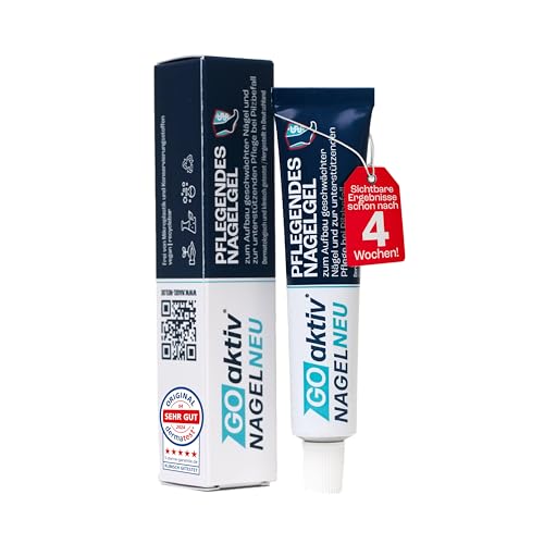 GOaktiv® NAGELNEU | Pflegendes Nagelgel | Zum Aufbau geschwächter Nägel und zur unterstützenden Pflege bei Pilzbefall | 10 ml