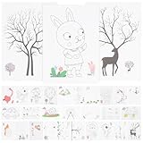 Cartes d'apprentissage du dessin au doigt pour enfants : vous pouvez les envoyer à vos amis et à votre famille, ils seront et les adoreront !