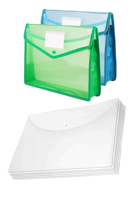 A4 Size My Clear Bag (Set of 7)Full Size A4Transparent Plastic