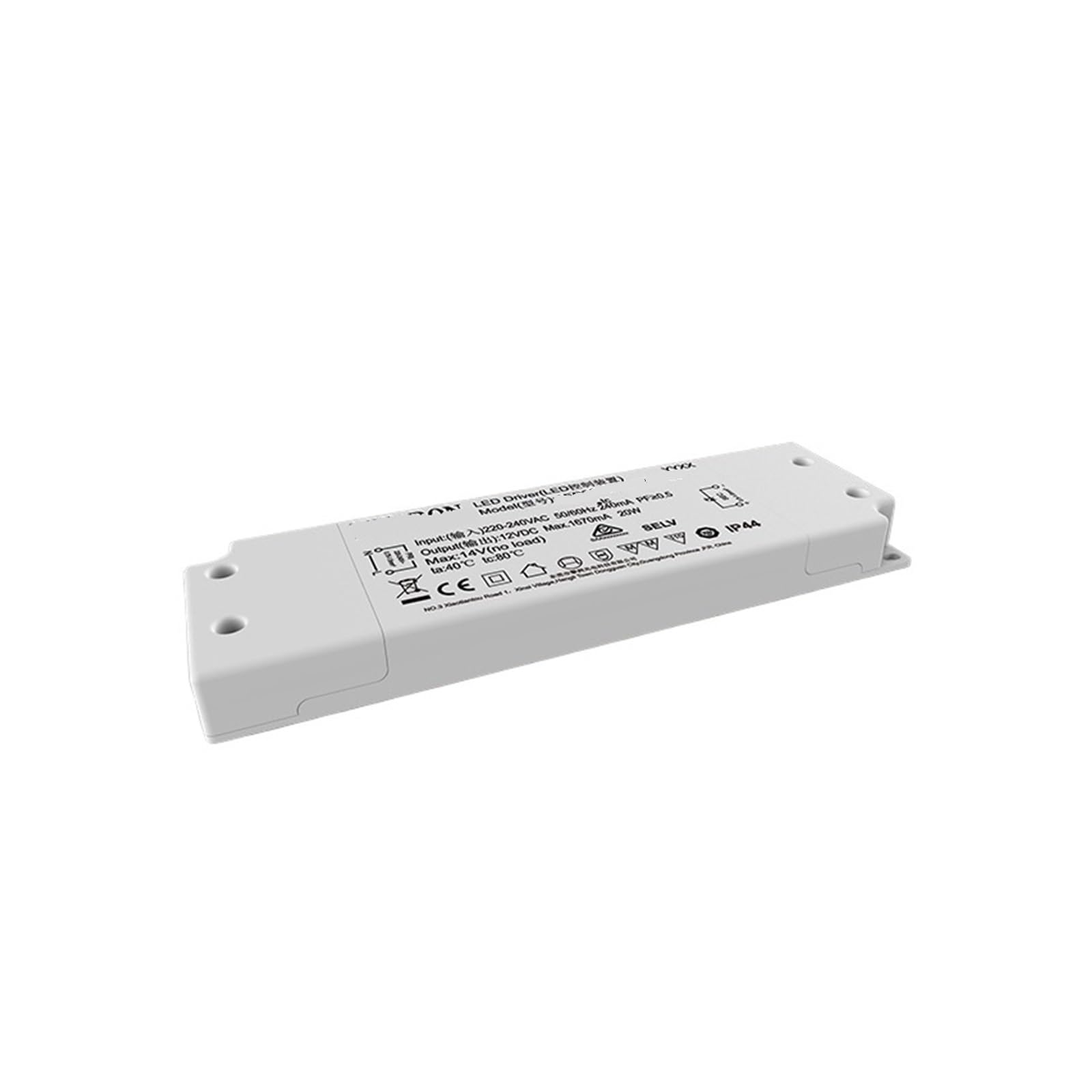 Alimentation LED 24V pour miroir de salle de bain avec commande tactile IP44