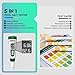 YUZIIB Salt Tester for Saltwater Pool & pH Meter,5 in 1 Digital Water Tester for Salinity,Temp,EC,TDS Meter for Pool Salt Tester,Hot Tubs & Spas,Hydroponics,Aquarium,Accurate & Reliable,Green