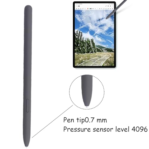Image of 2 Pack Galaxy Tab S9 FE S Pen for Samsung Galaxy Tab S9 FE / S9 FE+ Stylus Pen,Replacement for Samsung Galaxy Tab S9 FE Pen(Grey)