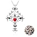 UoYu Lot de 21 colliers autocollants The Vampire Diaries avec symbole de croix de vampire pour les fans de cosplay