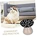 Toddmomy Elevated Cat Feeding Bowl Cute for Cats Small Dogs Mushroom Shaped Raised Dish for Comfortable Eating Posture Digestion Fits All