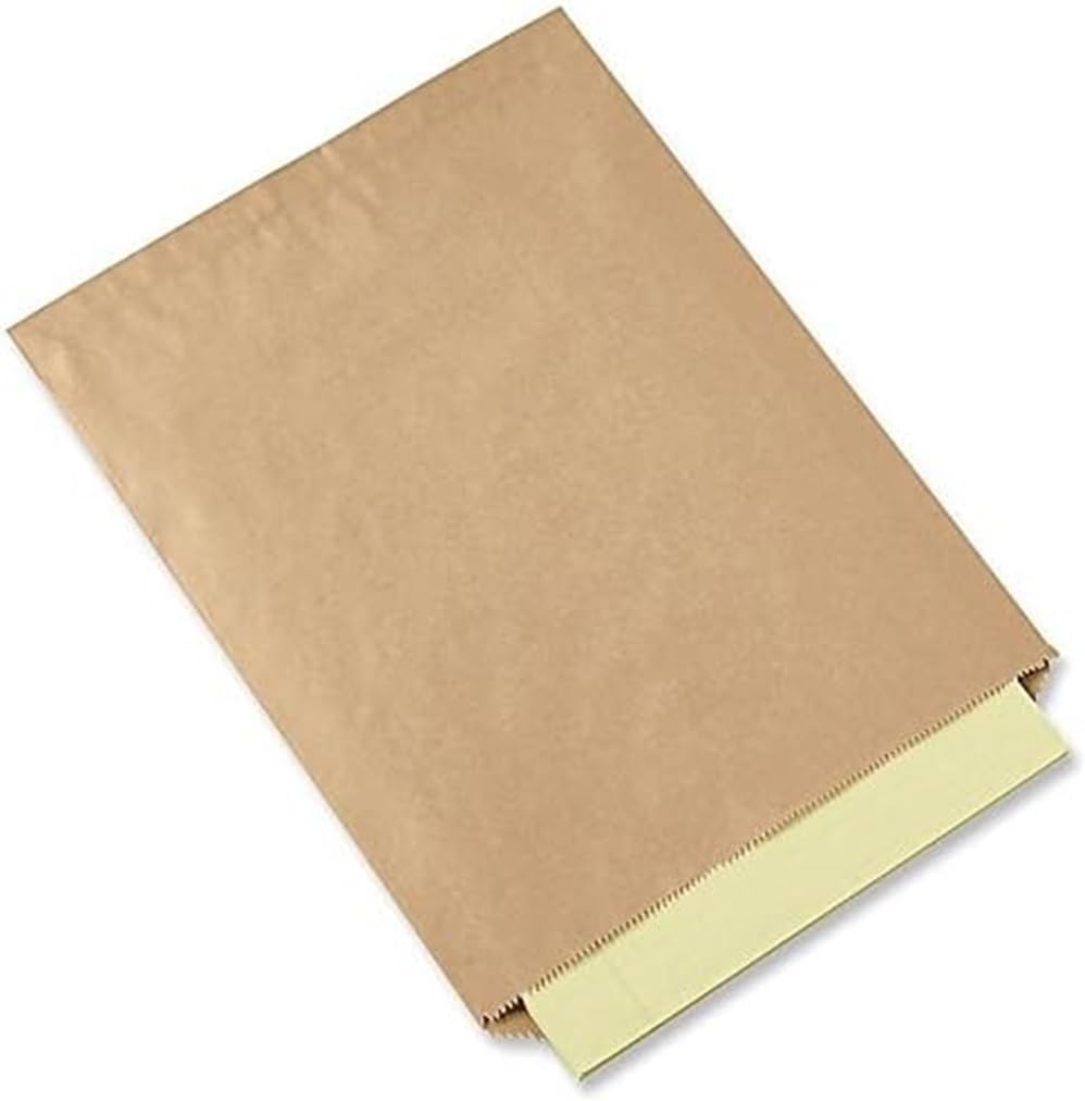 SSSG Paper Bags Kraft Paper Medicine Pouch (100, 7x10 Inch)