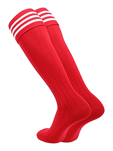 Image of Soccer Socks With Fold Down Top - European Style for Adults - Men and Women