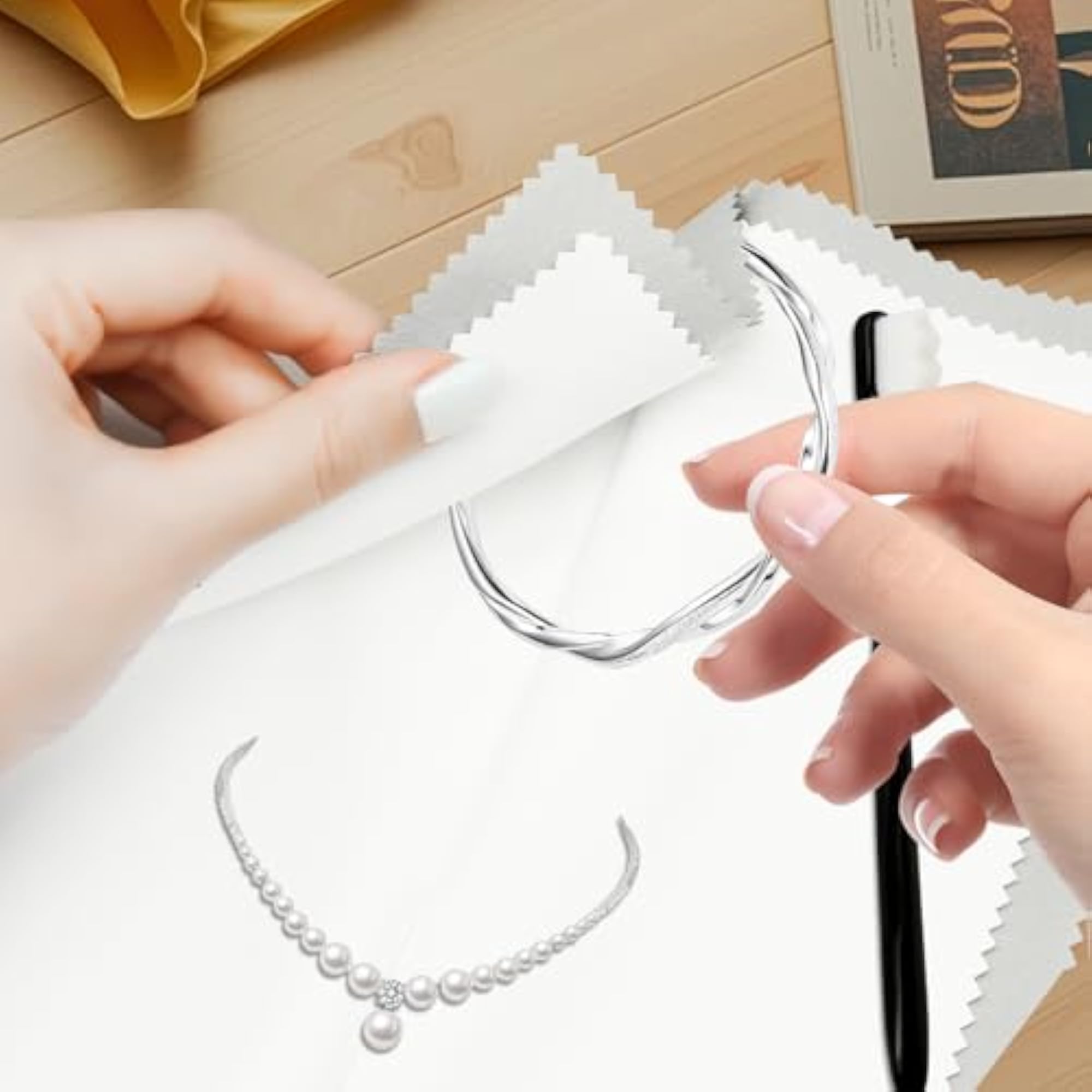 Jewelry Cleaning Tool Kit, Includes Cloths and Brushes