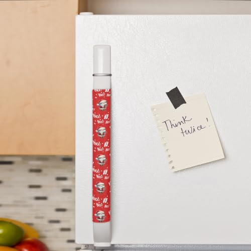 Image of Christmas Refrigerator Door Handle Covers Set of 2 Fridge Door Handle Decor | Santa Claus HOHO Washable Dishwasher Mocrowave Oven Protector Handle Cover Keep Your Kitchen Appliance Clean