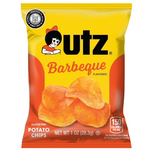 Utz Barbeque Potato Chips, 1 oz Bags (60 Count) | Cooked in 100% cottonseed oil, individually wrapped for vending machines, gluten-free, cholesterol-free, trans-fat-free - image 3