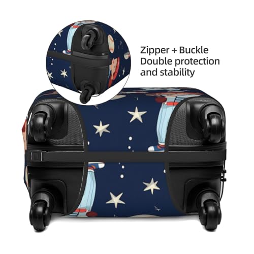 Boys Baseball Luggage covers for Suitcase Sport Ball Travel Suitcase Protector Anti Scratch Suitcase Cover Fit 18-21 inch4
