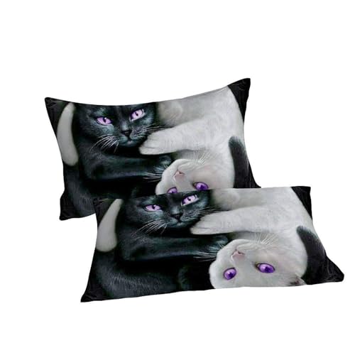 Housse de couette imprimé 3D animaux microglide super king pour lit d'adolescente - 7