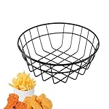 Weiden-Aufbewahrungsschalen – Servierkörbe, Fast-Food-Körbe, Metallbeerenschüssel, tragbarer Mini-Picknickkorb, Küchendekoration für drinnen und draußen, Fast Food, , , Küchentheke