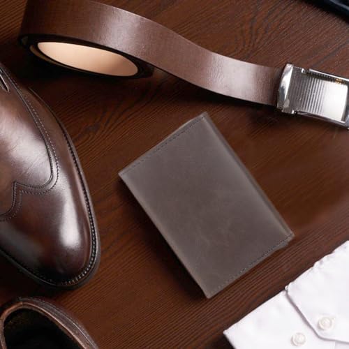 wallet for men, Minimalist men's wallet, Men's Invisible Wallet Gift Dad Husband Boyfriend Black, slim wallet for men (coffee color)4