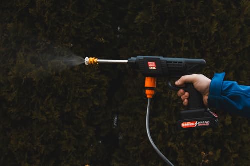 Idropulitrice A Batteria | Capacità Batteria 2 Ah | Pressione Massima 30 Bar | Lunghezza Tubo 5 Metri | 2 Ugelli | Con Valigetta - 5