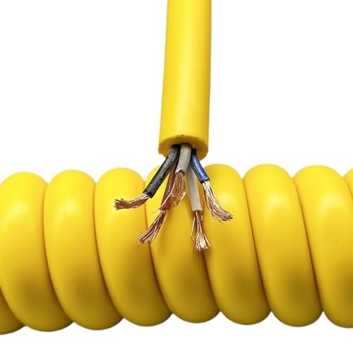 Cable de resorte de 5 núcleos ideal para herramientas de taller y extensión de energía móvil 3