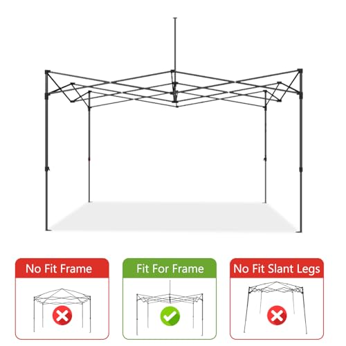 ABCCANOPY Replacement Canopy Top for Pop Up Canopy Tent (10x15, Royal Blue)