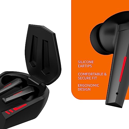 Image of AmazonBasics True Wireless in Ear Earbuds with Mic, BT 5.3, Upto 60 Hrs Playtime, Deep Bass Sound, Fast Charge, Comfort Fit Ergonomic Design, ENC, Battery Indicators