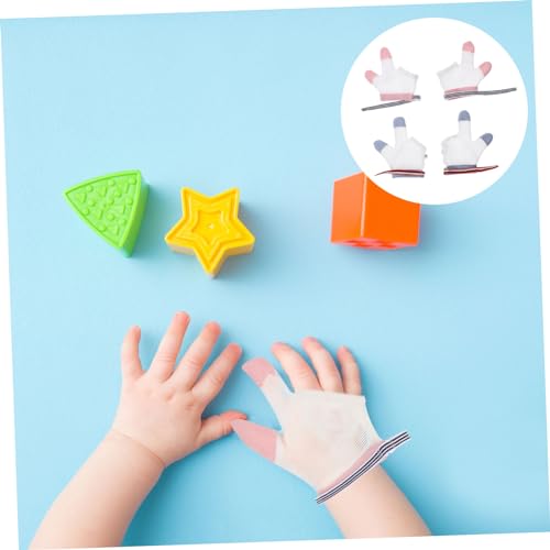 Guantes antisucción para bebés Toyvian cómodos con protección contra morderse los dedos 7