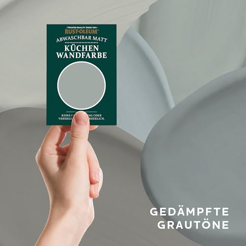 Rust-Oleum Küchenwand- und Deckenfarbe Testerbox- Gedämpfte Grautöne