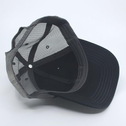 Image of The Vintage Year Washed Cotton Unstructured Soft Mesh Adjustable Trucker Baseball Cap