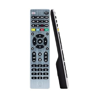GE Universal Remote Control for Samsung LG RokuTV Vizio Sony Philips Sharp RCA Sanyo Element Smart TVs Soundbars Streaming Players Blu-Ray and More 4-Device 33709