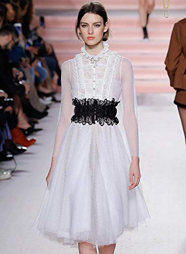 Womens Lace Elastic Waist Belts Wide Stretch Corset Cincher Belt Waistband2