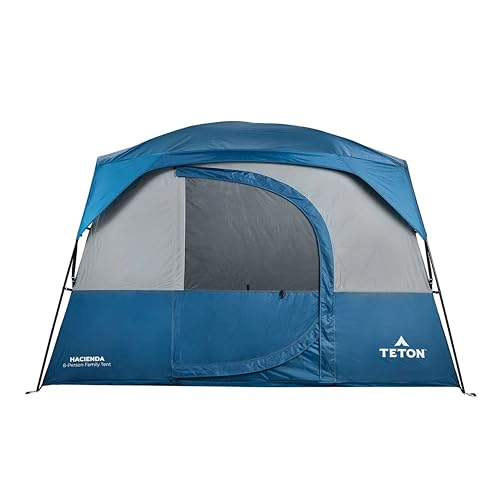 TETON Sports Hacienda 8 Person Family Camping Tent, Large...