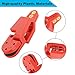 NC 2Pcs Snap Weights Heavy Tension Release Clips for Fishing, Weights, Planer Board, Kite, Red