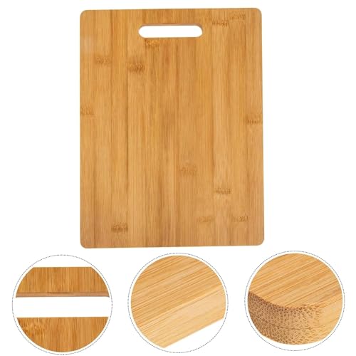 Image of Wood Chopping Cutting Board for Kitchen Natural Wood Vegetables, Fruits & Cheese, BPA Free, Eco-Friendly, Anti-Microbial, Durable and Easy to Clean