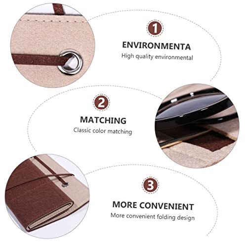 Totority 3 Pecas Saco De Armazenamento Doméstico Suporte De Exibição De Óculos De Sol Bolso De Óculo