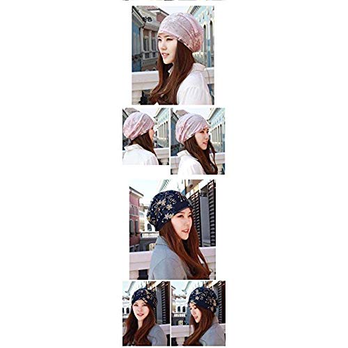 Chapeau fille mince avec dentelle et bonnet de sommeil respirant