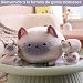 Imagen de SQEQE Peluche de Gato siamés