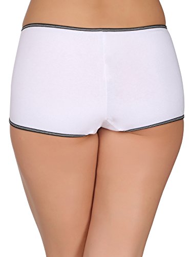 Image of Clovia Women's Cotton Mid Waist Boyshorts