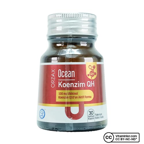 Koenzim QH, 100 mg, 30 kapsül