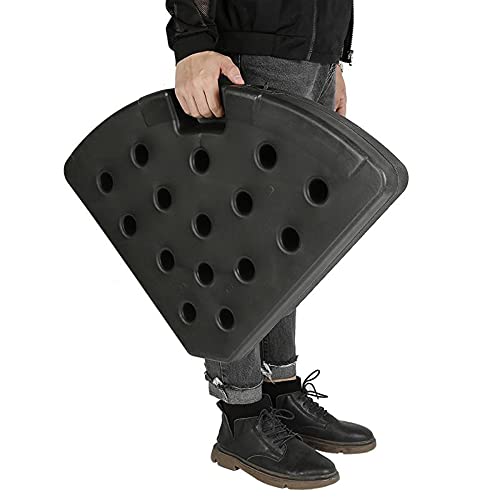 DHHVIC Hochleistungs-Sonnenschirm-Sonnenschirm-Ständer, Sand/Wasser-Injektion Cantilever Sonnenschirm-Basis, Tragbarer Garten Im Freien Runde Regenschirm-Basis, Regenschirm-Ständer Für Außenterrasse thumbnail