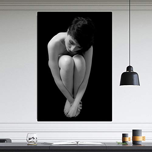 Art sexy femme peinture sur toile de haute qualité portrait moderne