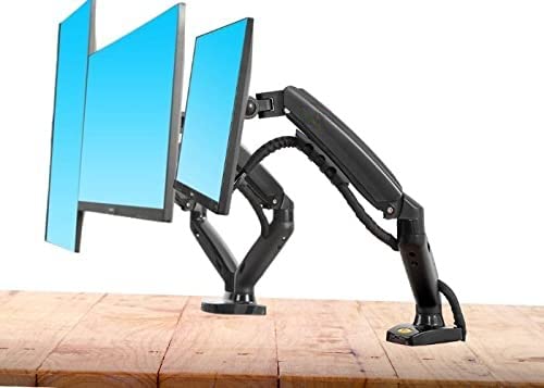 17-27" Three Monitor Gas Spring Desk Arm Mount Tri F80 F160 Combo Stand (3) (B09QHSFQXP) Amazon Price History, Amazon Price Tracker