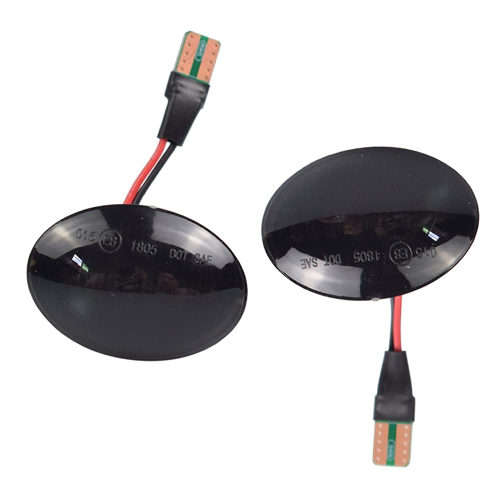Intermitente LED para Maserati Granturismo Lancia Ypsilon Fiat 500 (negro)