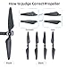 Ruko F11/F11PRO/F11GIM/F11GIM2 Drone Replacement Foldable Propeller Blades (4PCS) - Essential Drone Accessories and Spare Parts