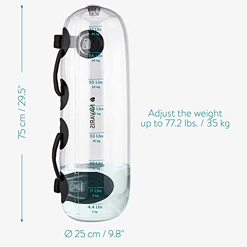 Navaris-Aqua-Bag-for-Workouts-Fitness-Training-Workout-Aquabag-with-Handles-Fill-with-Water-to-Adjust-Weight-44-lbs-or-77-lbs