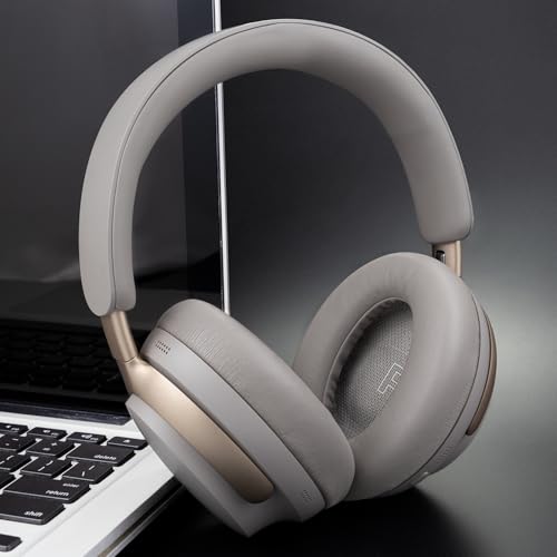 Image of SOULWIT Replacement Earpads for Bose QC Ultra /New QuietComfort Ultra(2nd Gen) Wireless Headphones, Ear Pads Cushions with Softer Protein Leather, High-Density Noise Isolation Foam - Sandstone