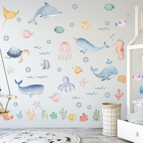 Vinilos Decorativos Animales Marinos Ocean Animal 2 Hojas miniatura 3